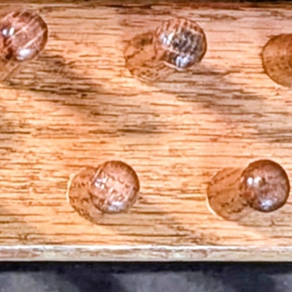 Solid Oak Tie Rack - Picture 5 of 9